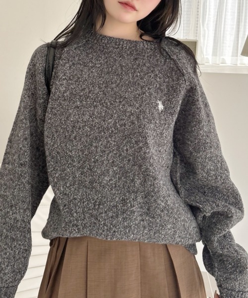 （部分現貨）U.S. POLO ASSN. X Ada. 混色立體縫線針織毛衣
