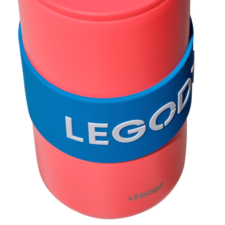 韓國 LEGODT 提把保溫瓶 杯套 藍