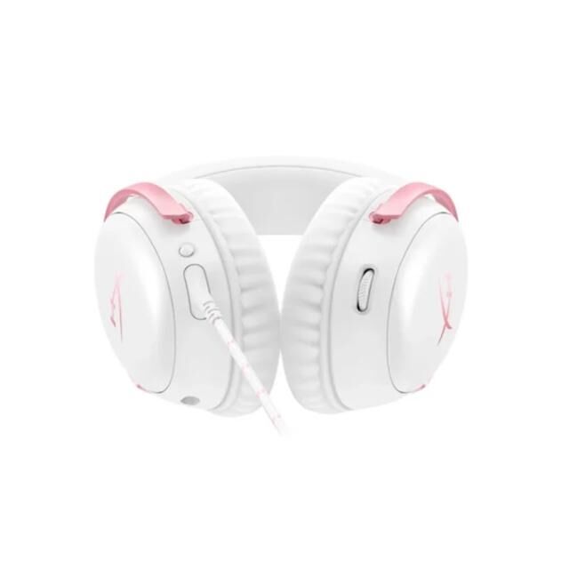 HyperX Cloud III 粉白色電競耳機