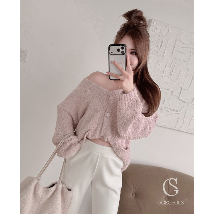 M46「Q軟軟熊熊排扣外套（樂最愛）」