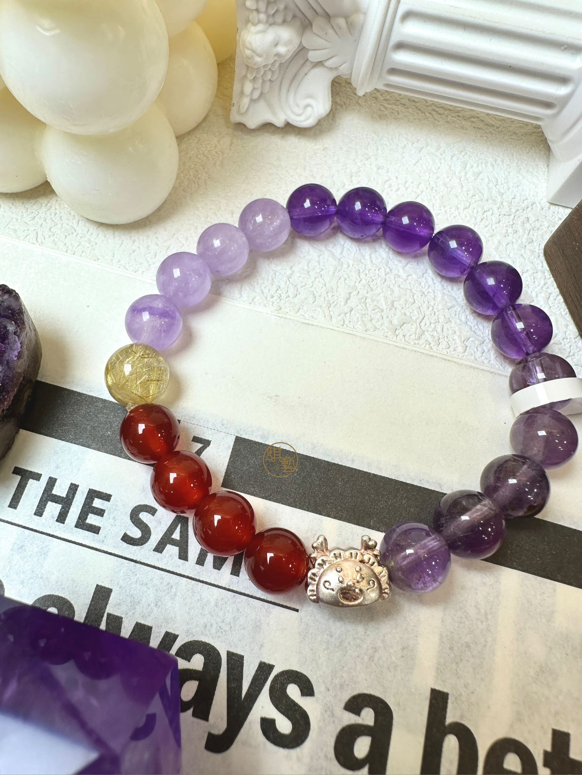 九紫離火設計款10mm｜靜心平衡 × 情緒釋放 × 直覺提升