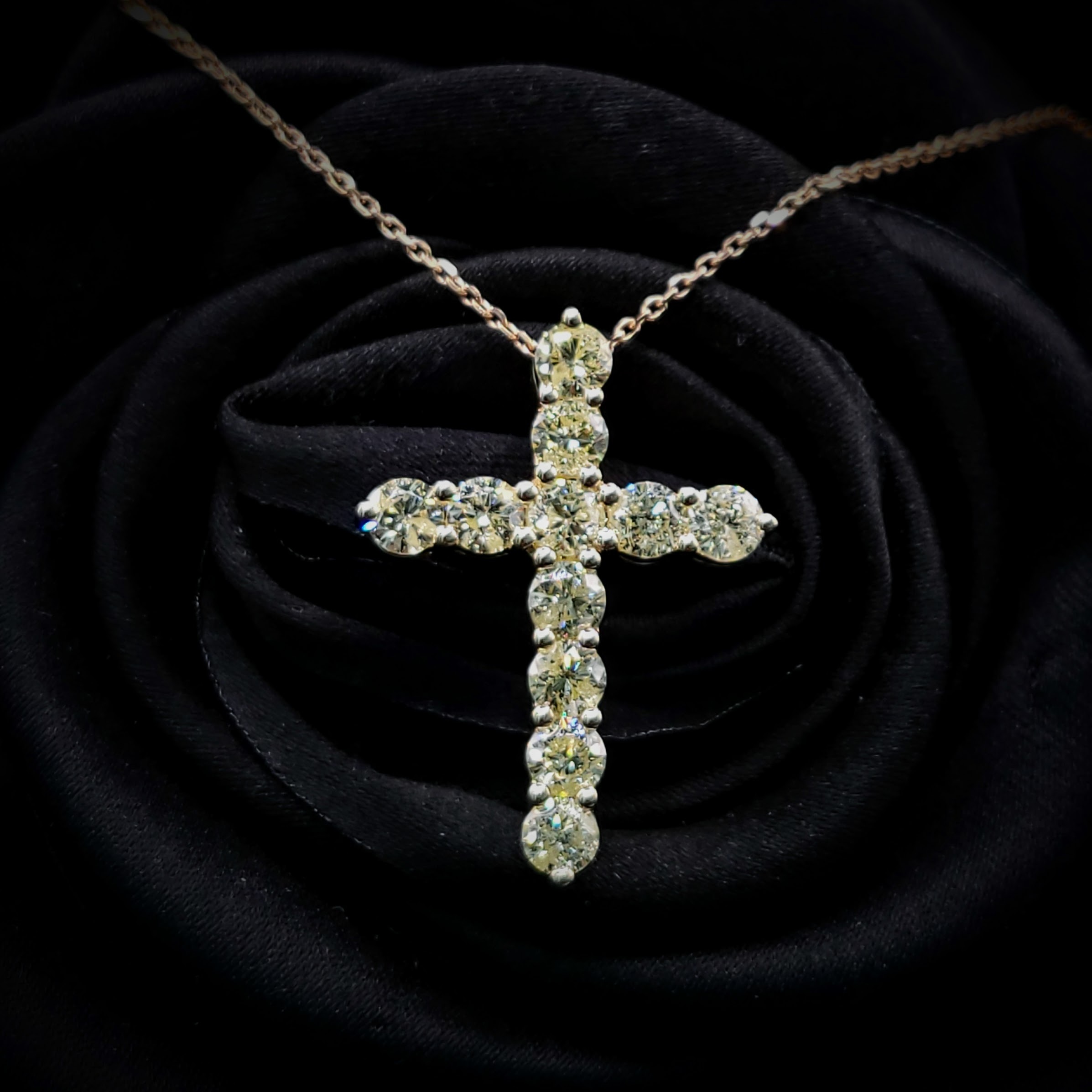 全新14K黃金2卡53份鑽石吊墜