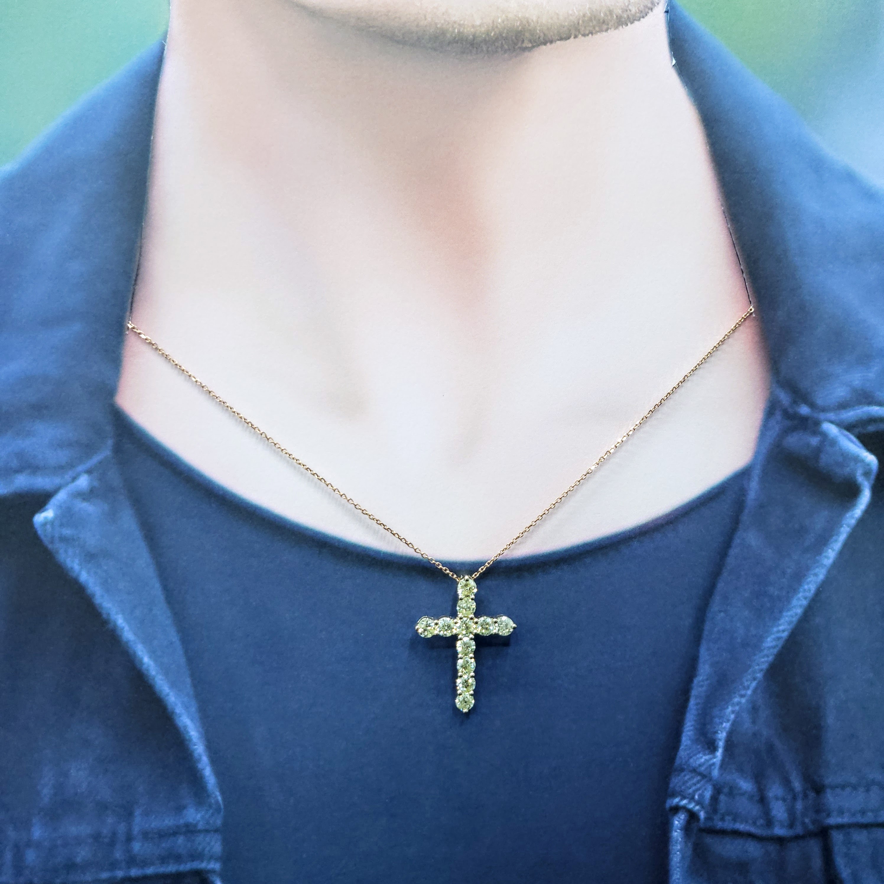 全新14K黃金2卡53份鑽石吊墜