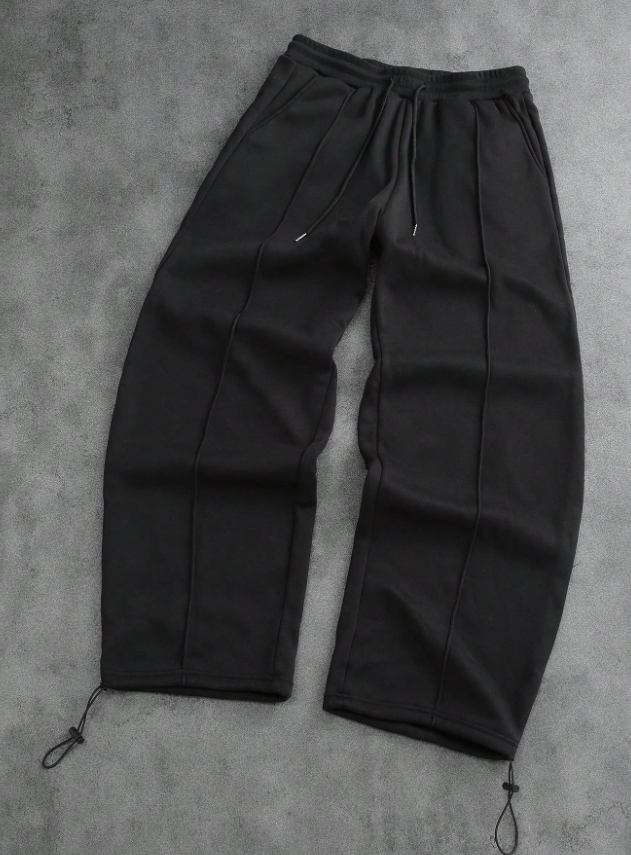 KADMAX大尺碼-街頭大碼男士純色抽繩運動褲款〈KSMS2661〉