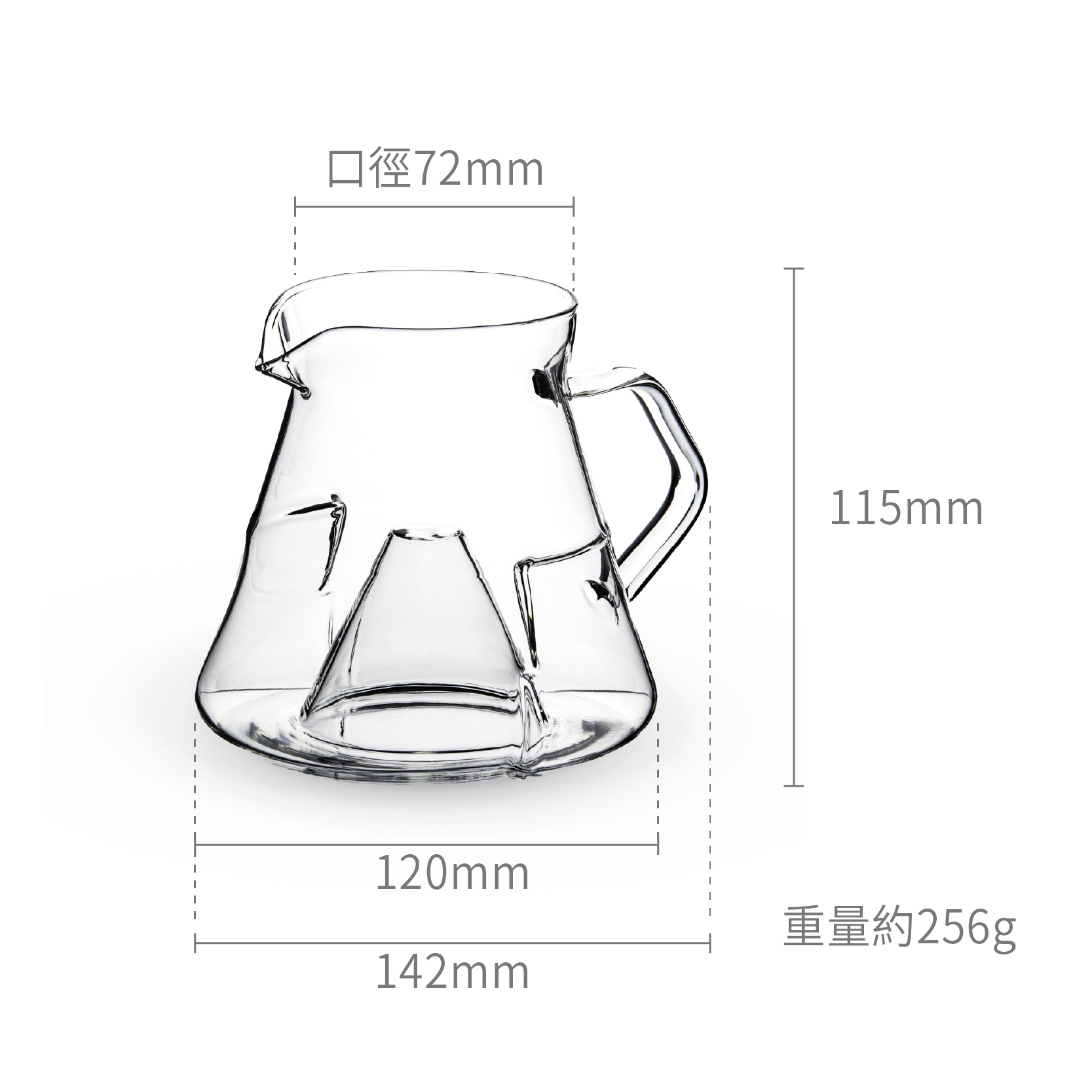 ICOSA 沖煮 感官分享壺 透明玻璃款 (550ml)