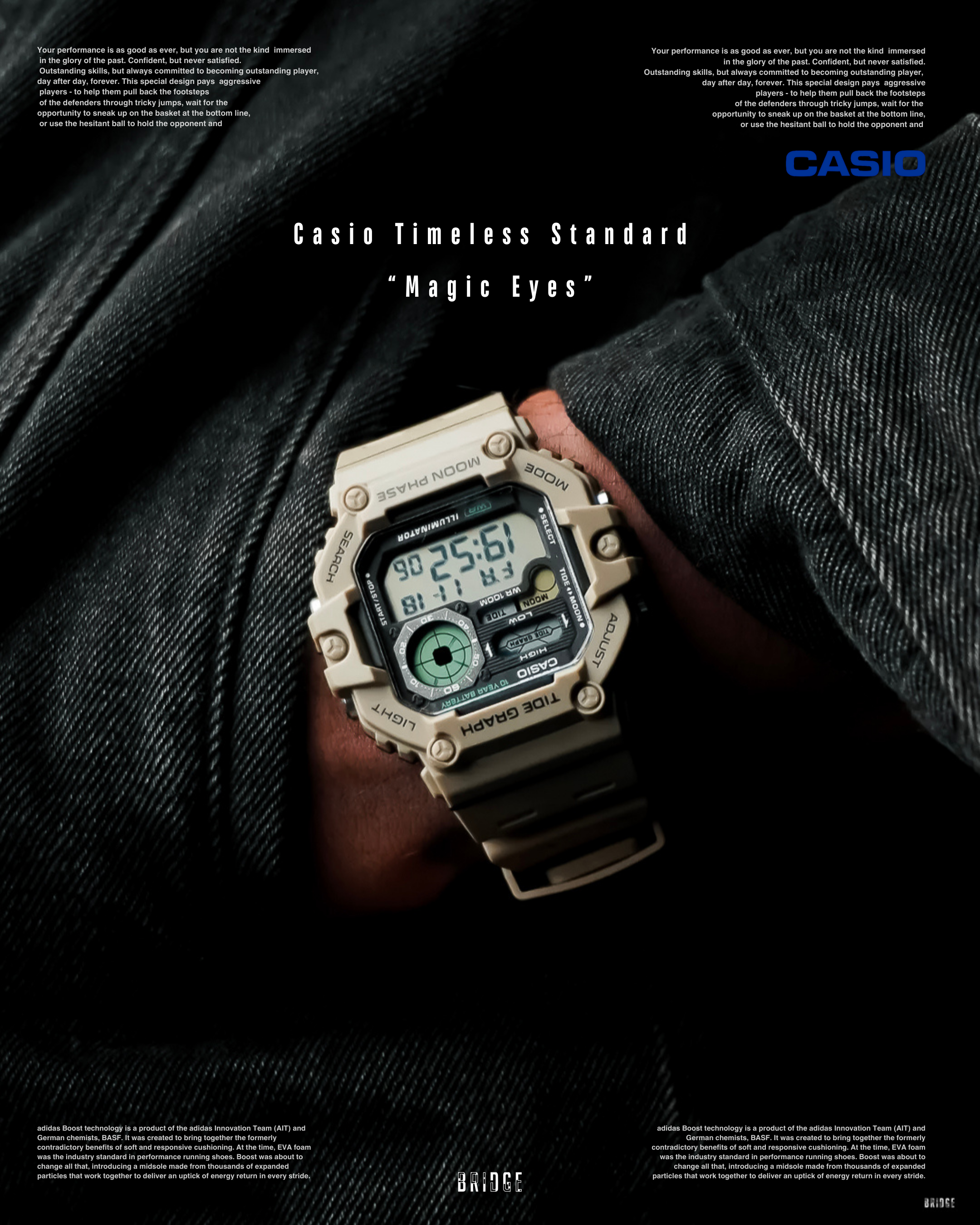 『美軍 戰地重裝風格🐍』Casio standard magic eye WS-1700H-5A