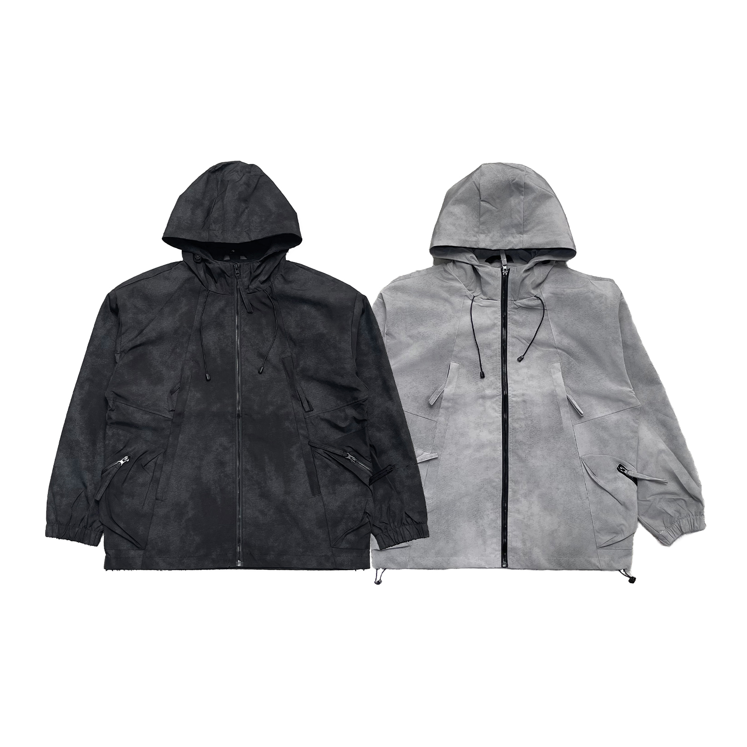 【車庫服飾】紮染衝鋒外套