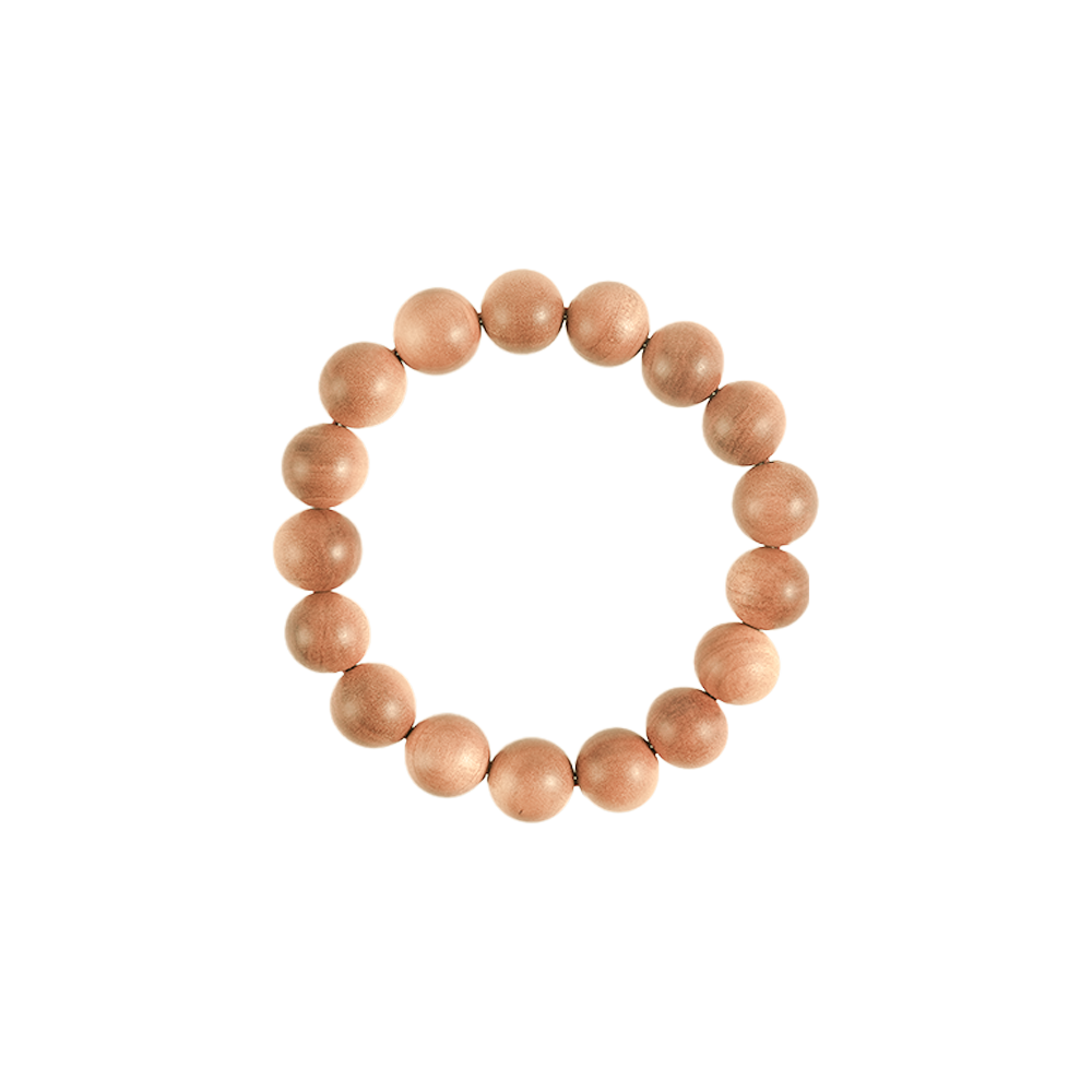 富山香堂印度老山百年珍稀檀木珠白檀木珠_ 12mm 17顆