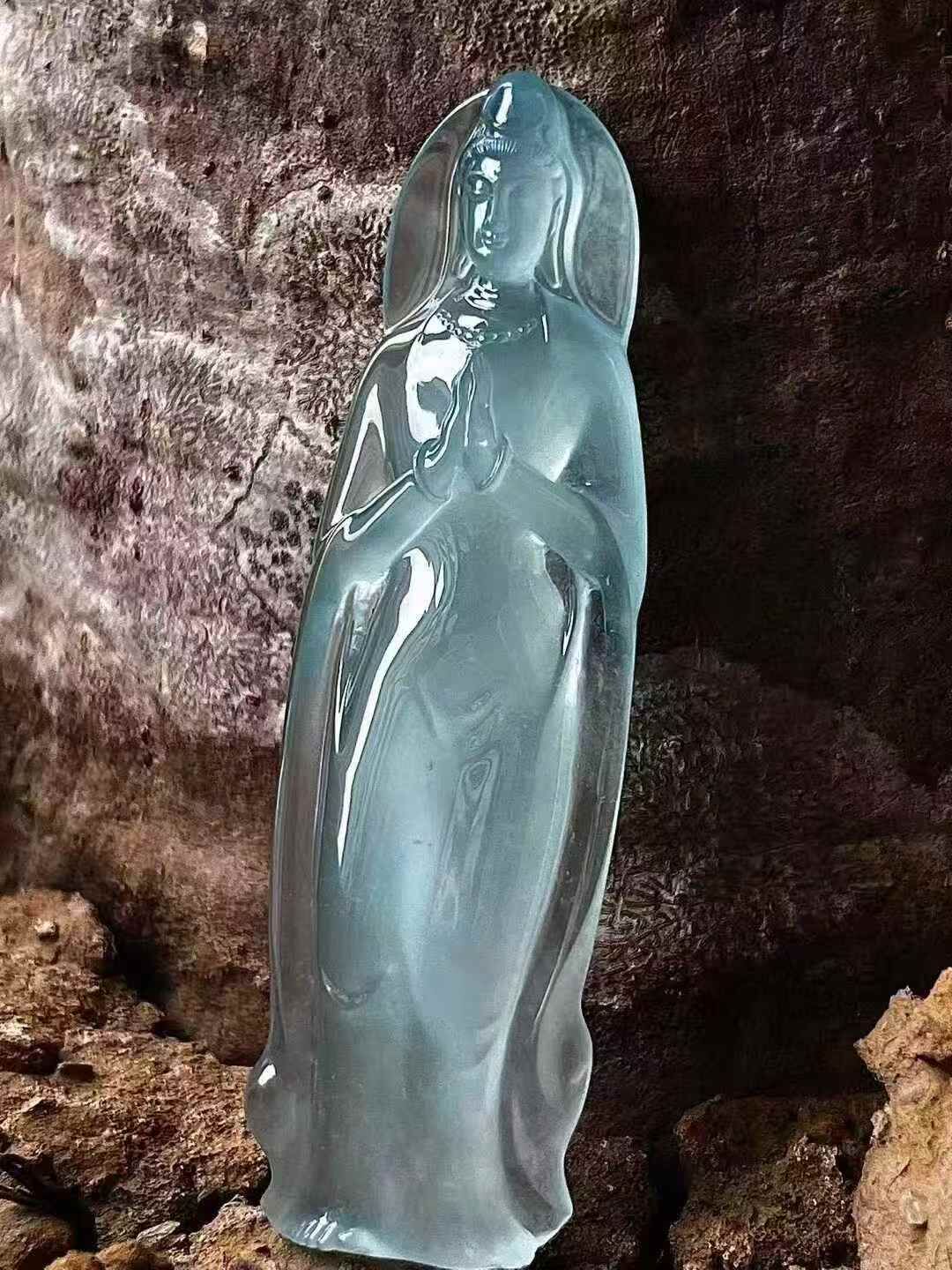翡翠觀音,天然翡翠A玉, 緬甸玉, Jade, Jadeite