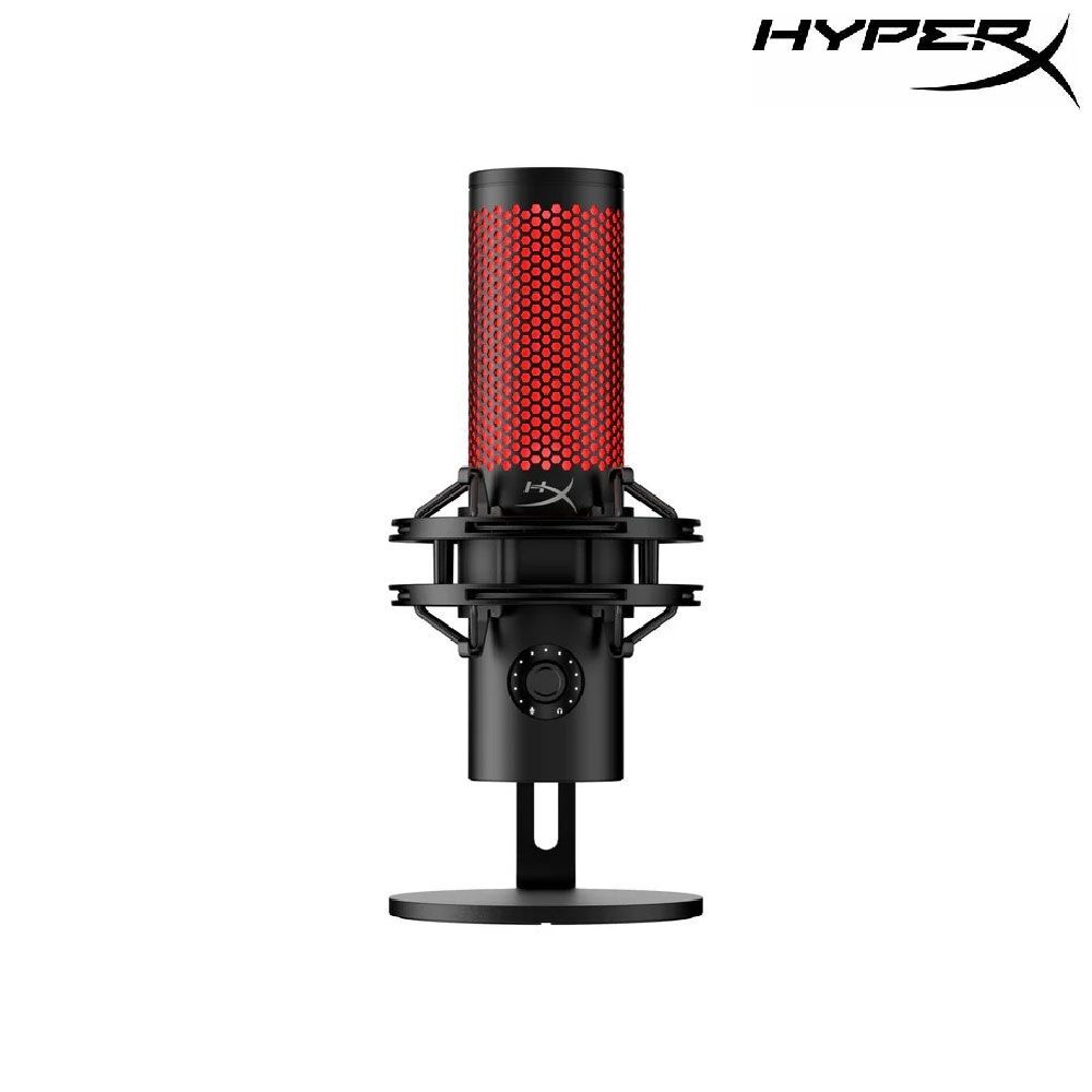 HyperX QuadCast 2 USB 電競麥克風-經典黑紅光(872V1AA)
