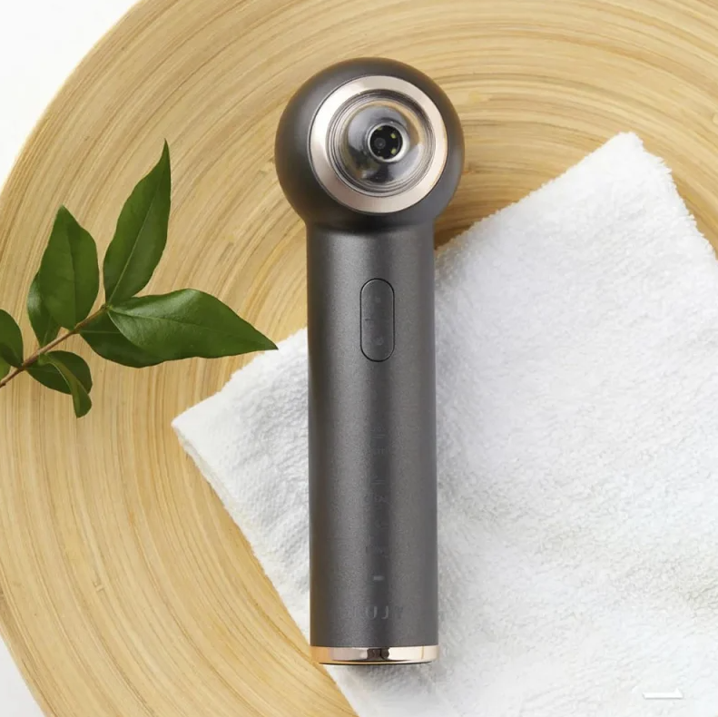 【直播】LL112803 日本JUJY可視冷熱敷黑頭粉刺機（黑灰色）