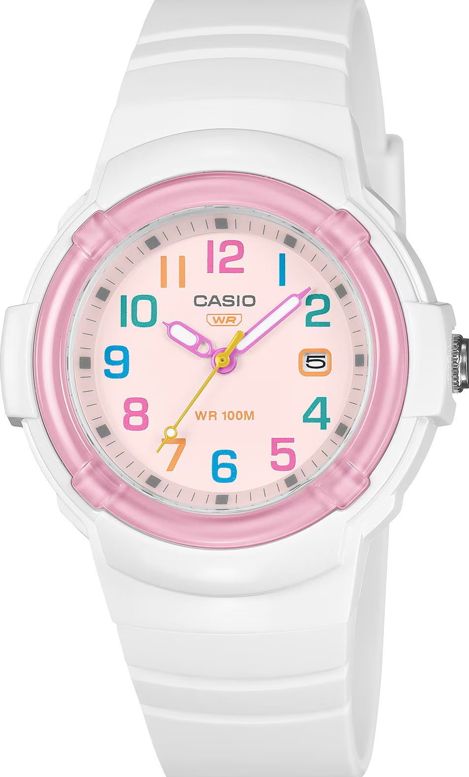 萬年鐘錶 - CASIO  卡西歐   繽紛馬卡龍數字兒童錶  LX-800H-7A1 錶徑34.7MM