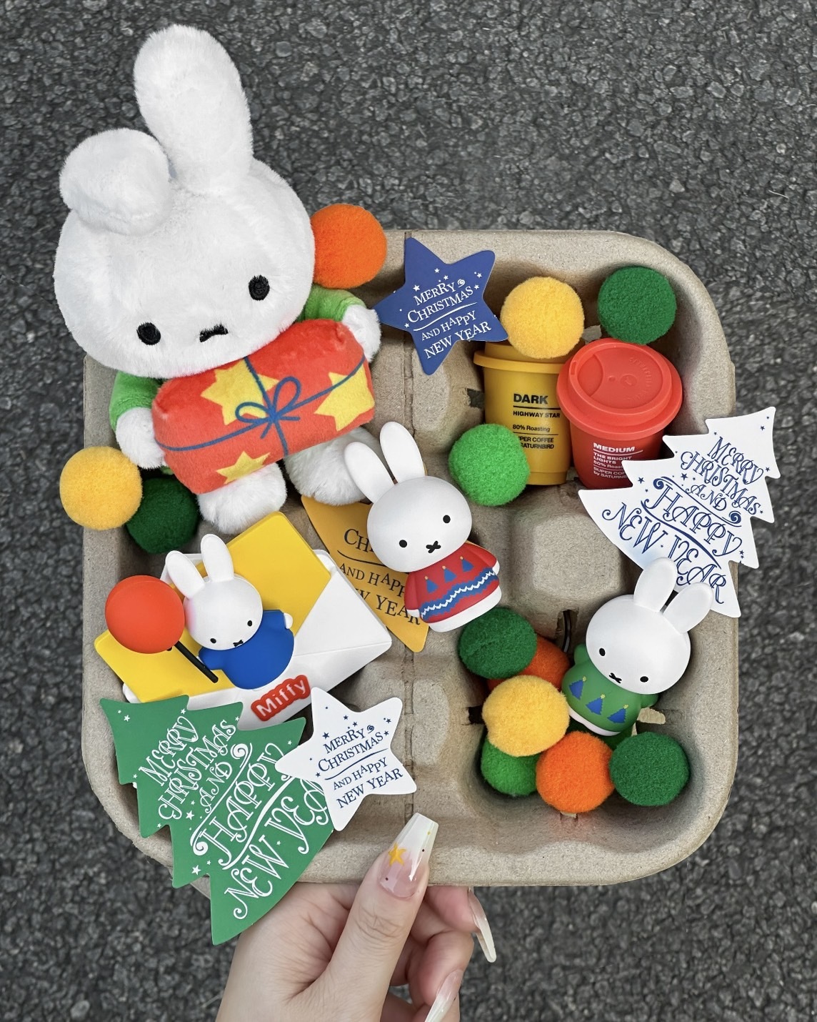<正版授權>MIFFY 米菲兔 冬日聖誕系列 盲盒 毛絨 吊飾 掛件