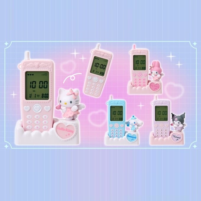 日本 Sanrio 無線電話款鬧鐘