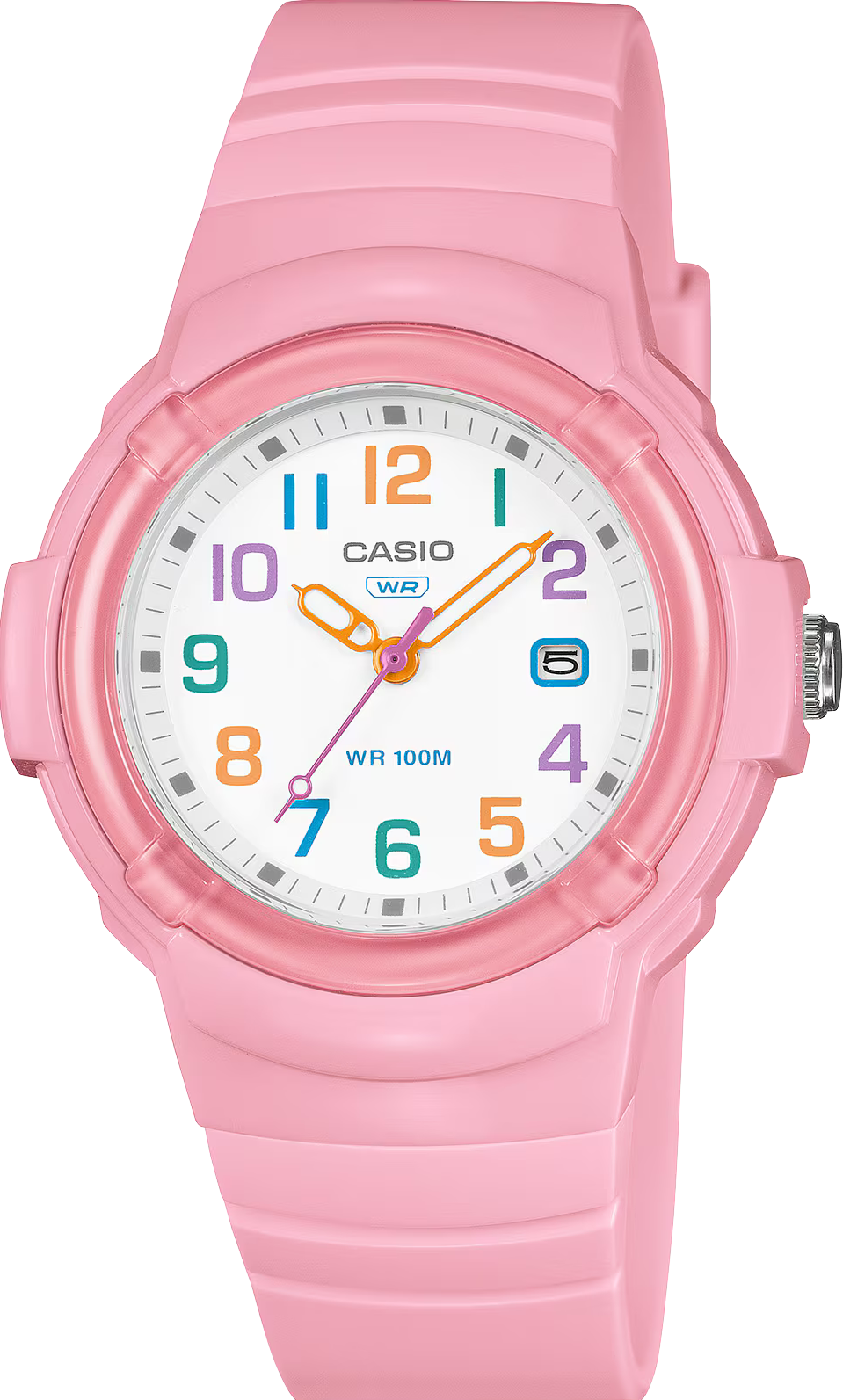 萬年鐘錶 - CASIO  卡西歐   繽紛馬卡龍數字兒童錶  LX-800H-4A 錶徑34.7MM
