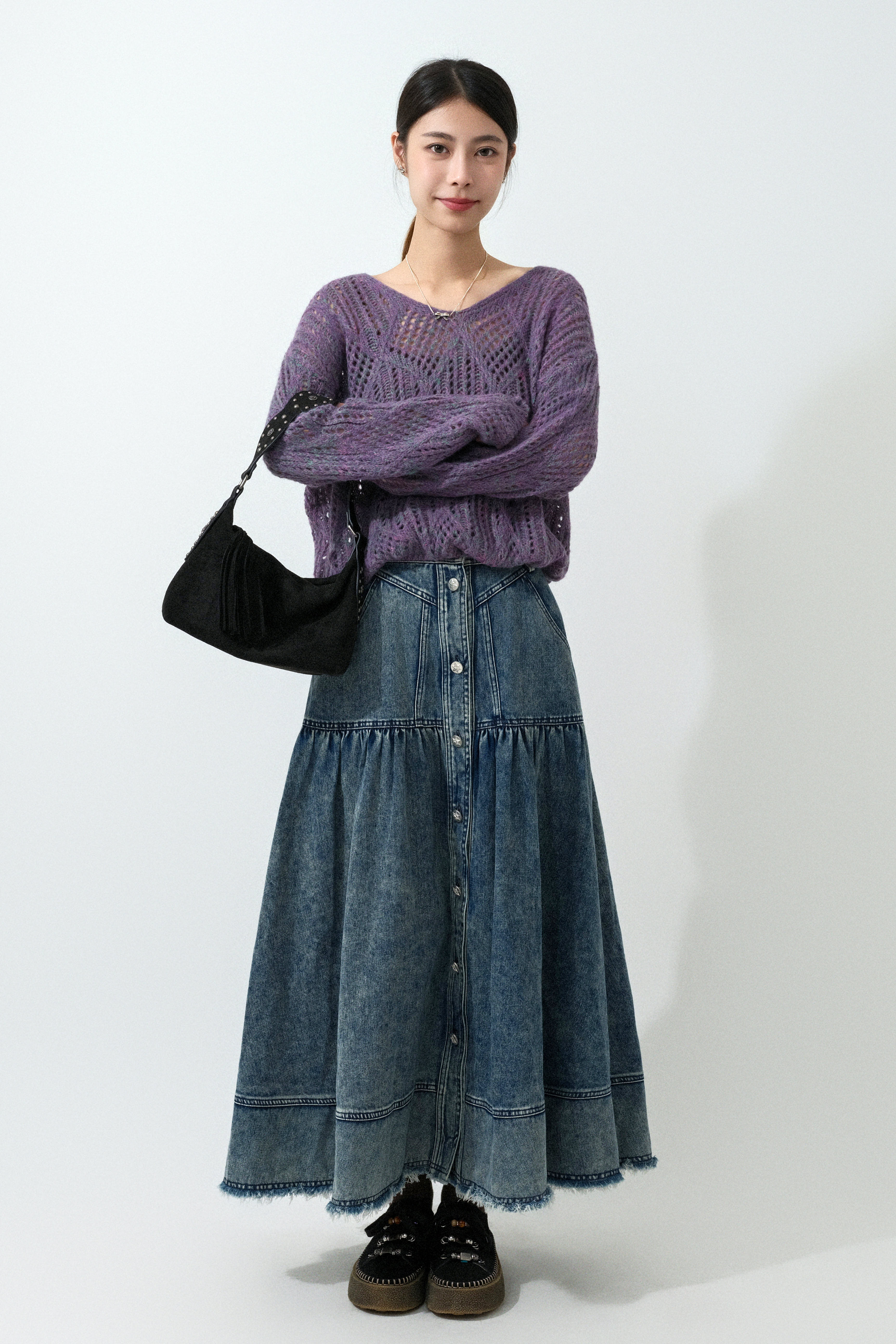 FW25_0225（上衣＋牛仔裙）