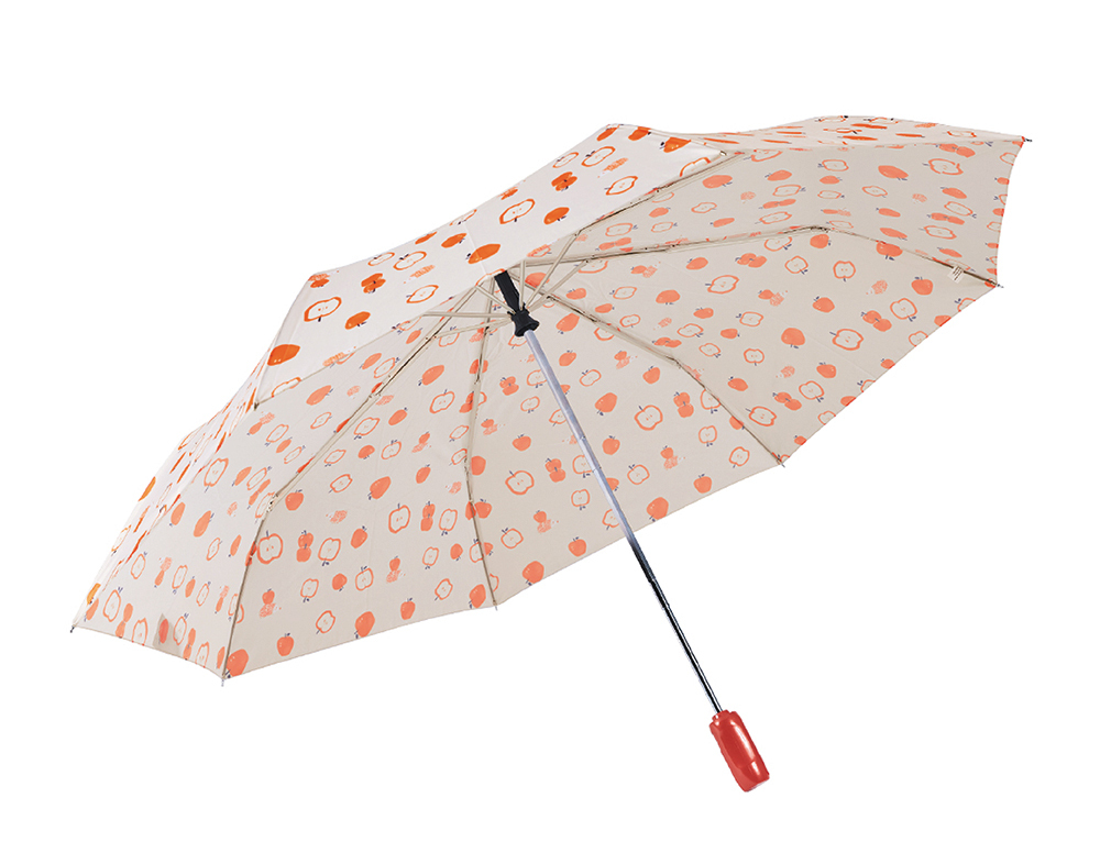 RAINSTORY蘋果刺蝟抗UV雙人自動傘(橘)