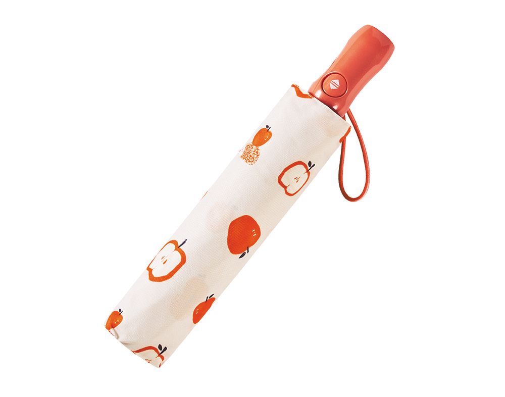 RAINSTORY蘋果刺蝟抗UV雙人自動傘(橘)