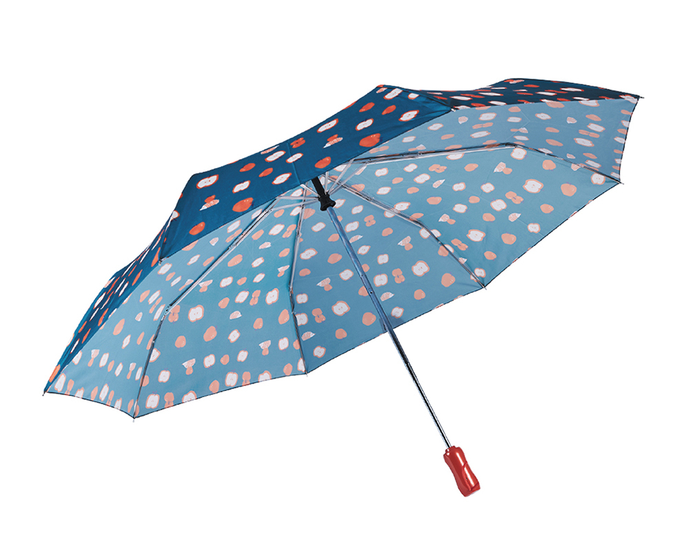 RAINSTORY蘋果刺蝟抗UV雙人自動傘(藍)