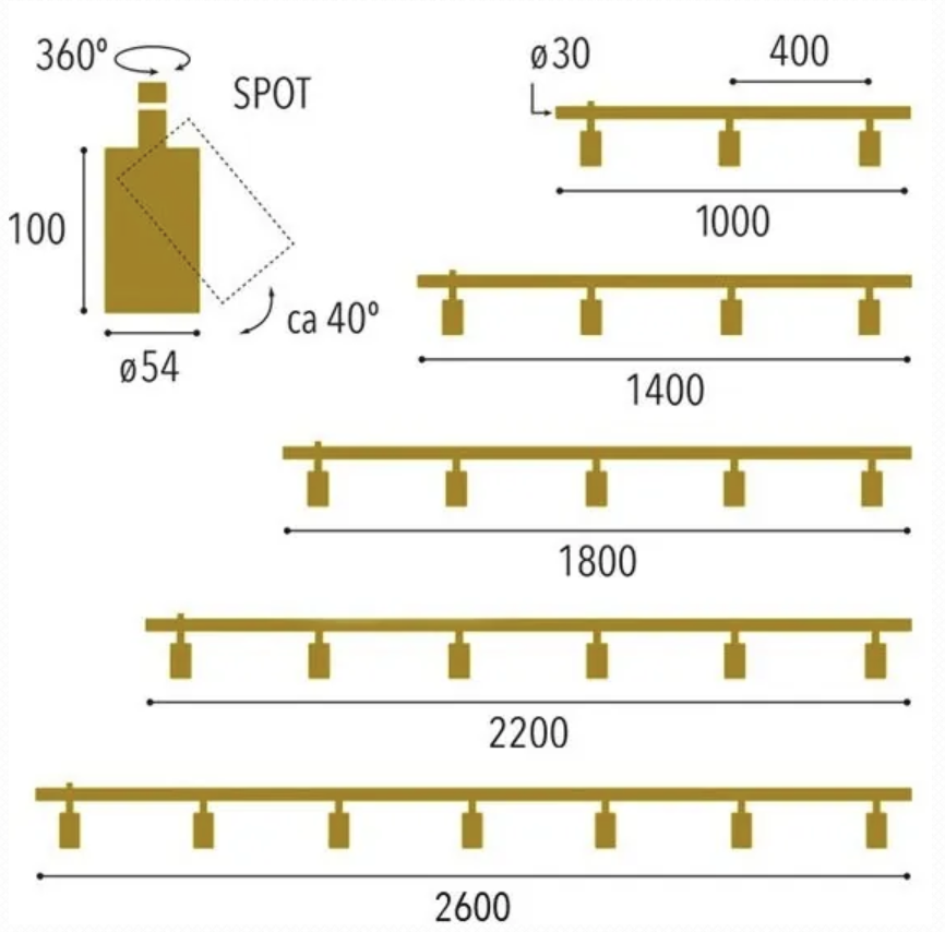 Long John 吊燈 (五種尺寸)