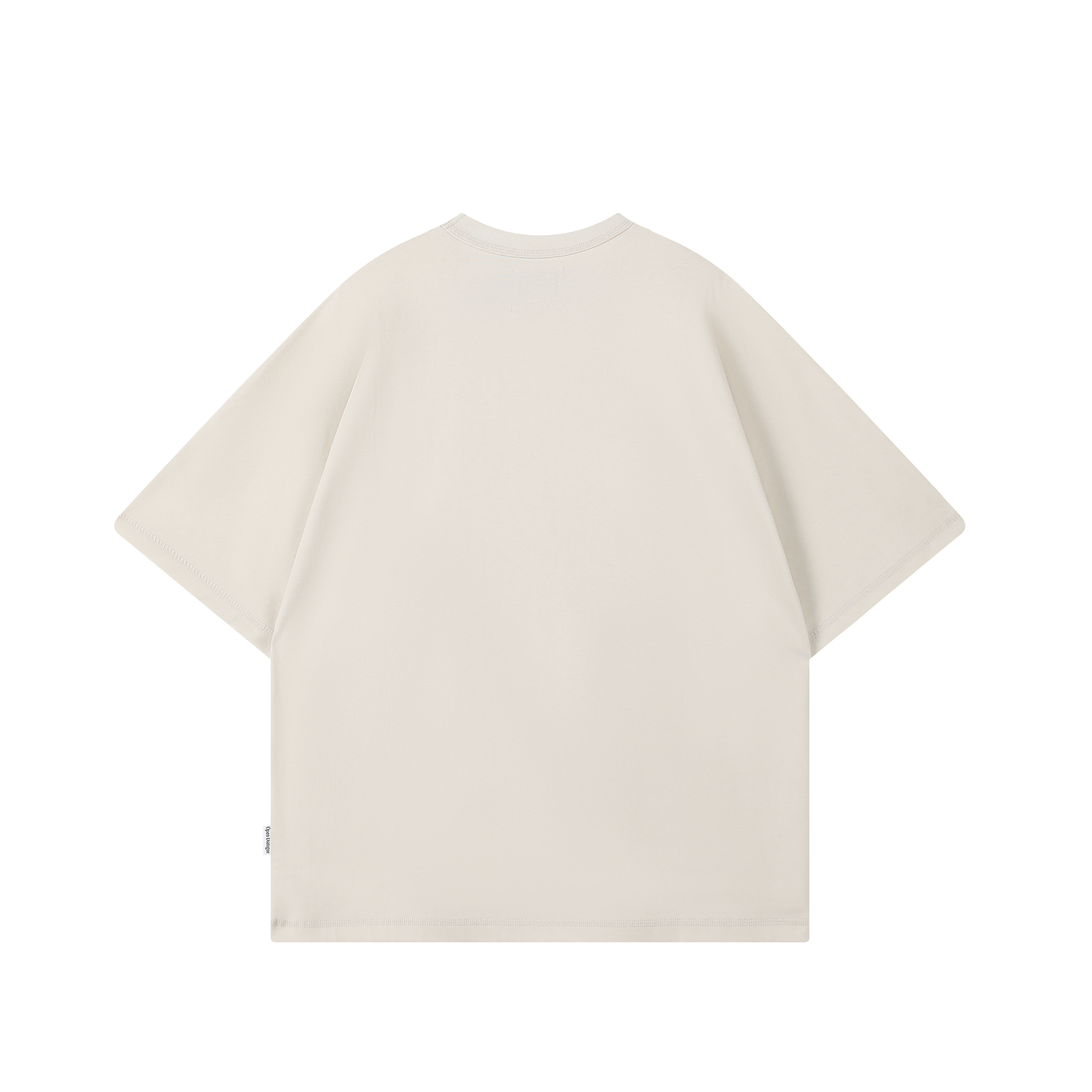 ODE BIG LOGO TEE - BEIGE