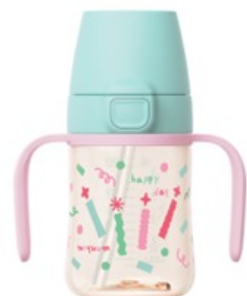 Moyuum PPSU 防逆流彈蓋吸管杯170ml (天藍)