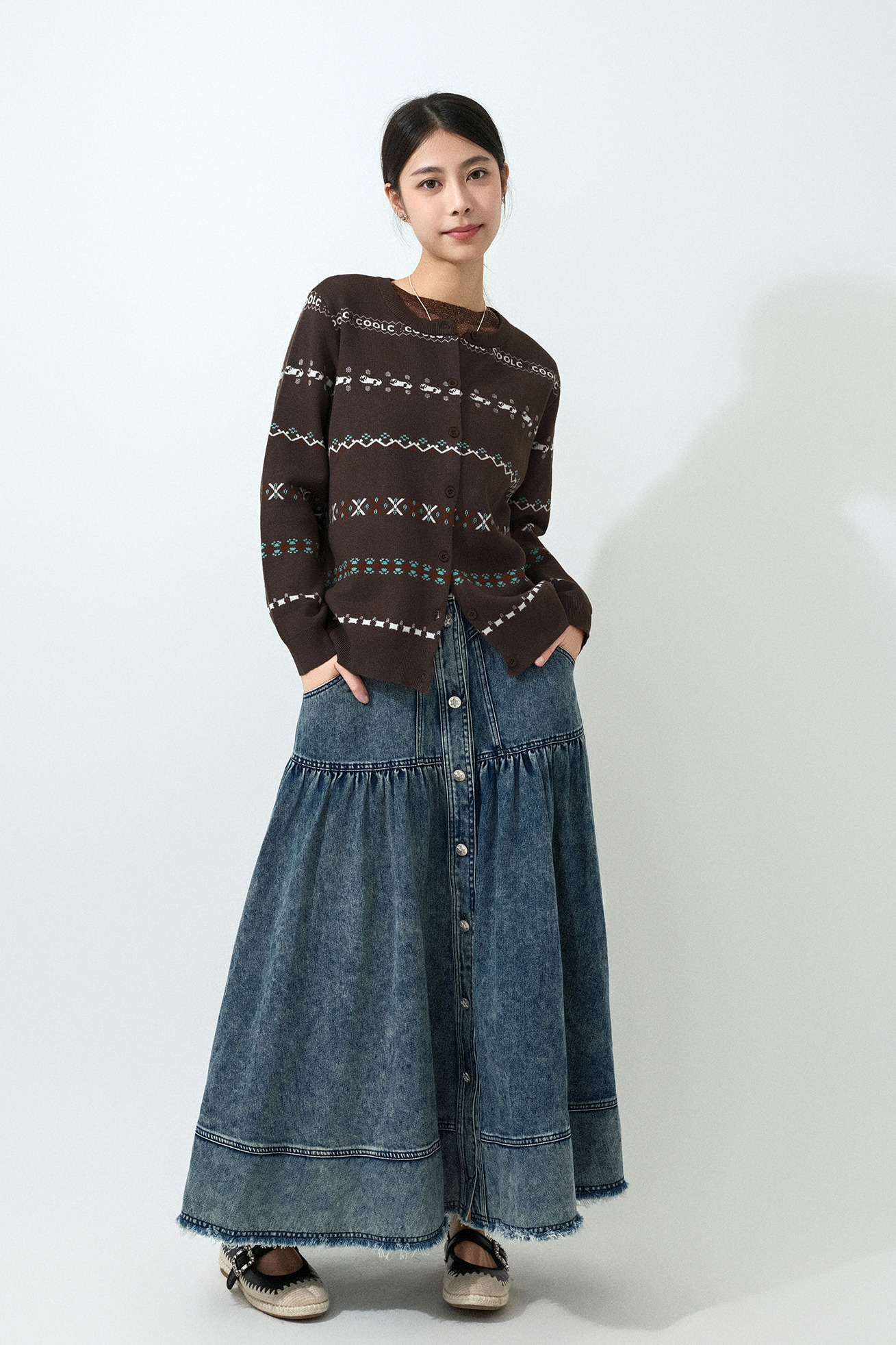 FW25_0226（外套＋上衣＋牛仔裙）