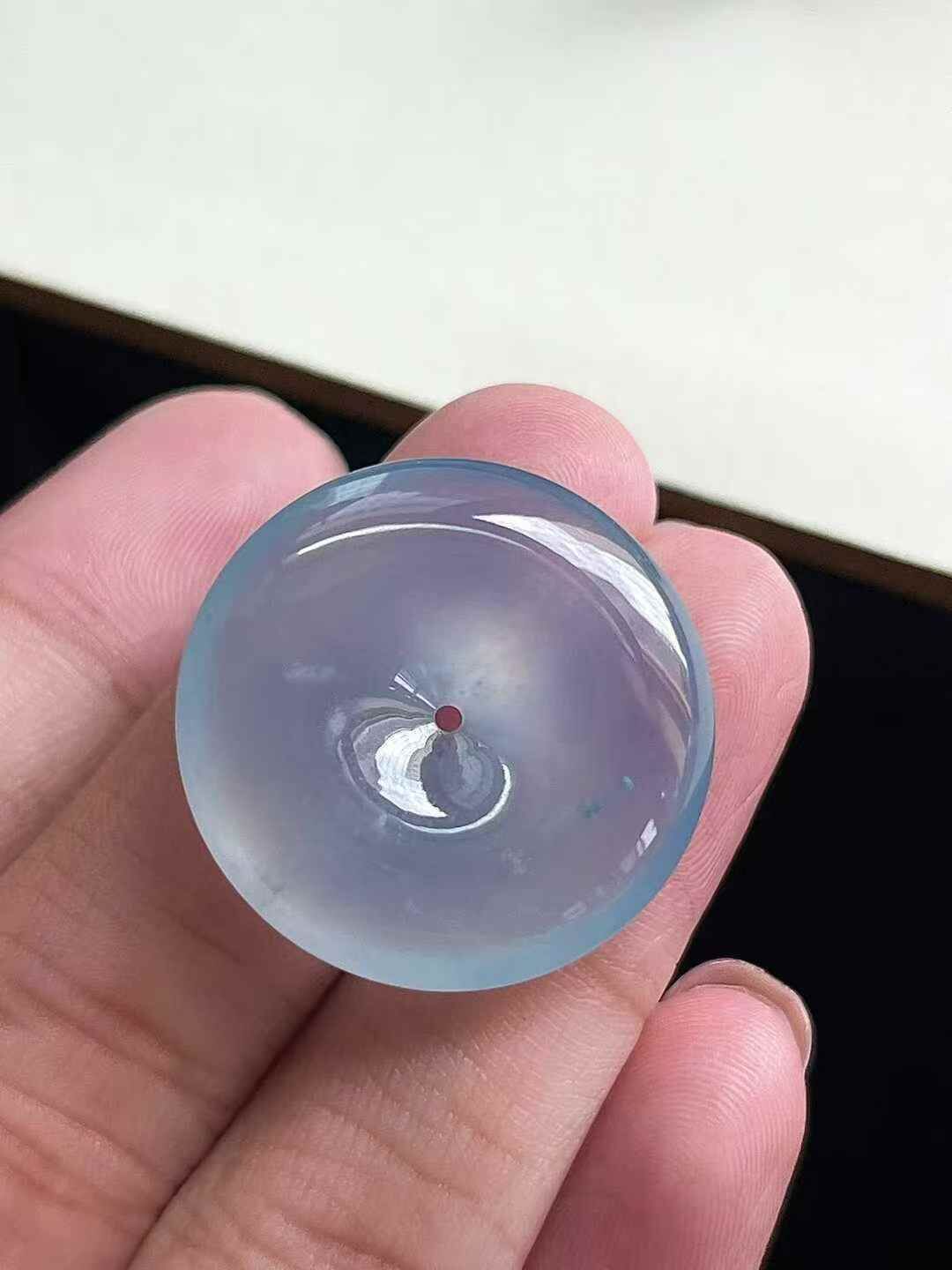 翡翠紫羅蘭平安扣 (25.7mm直徑),天然翡翠A玉, 緬甸玉, Jade, Jadeite