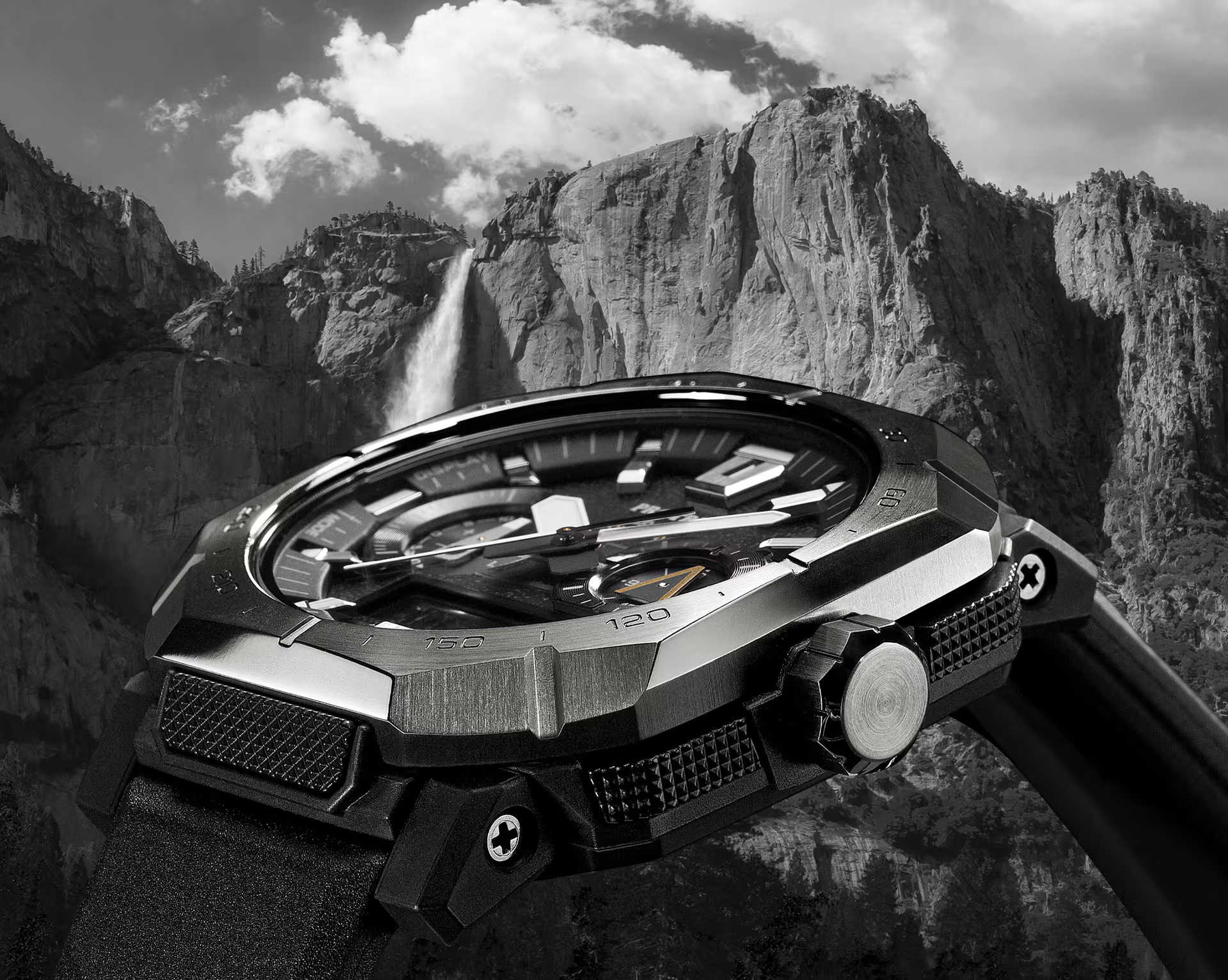 萬年鐘錶 - CASIO PRO TREK  登山者藍芽太陽能電波方位、氣壓、高度、溫度三重感應器登山錶  PRW-B1000-1   錶徑 : 45.8 mm