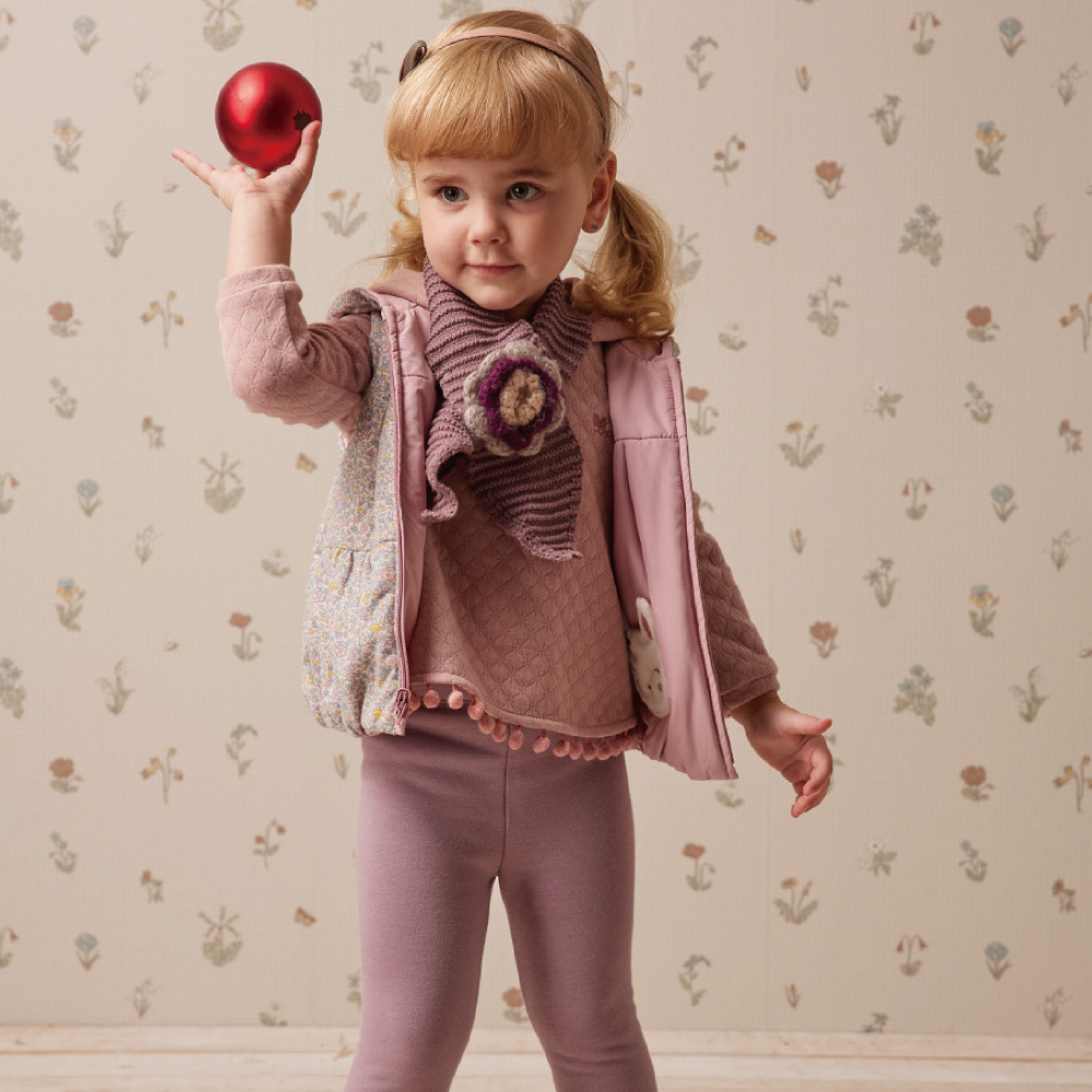 PIPPY 百搭素面舒適彈性棉內搭緊身長褲 紫