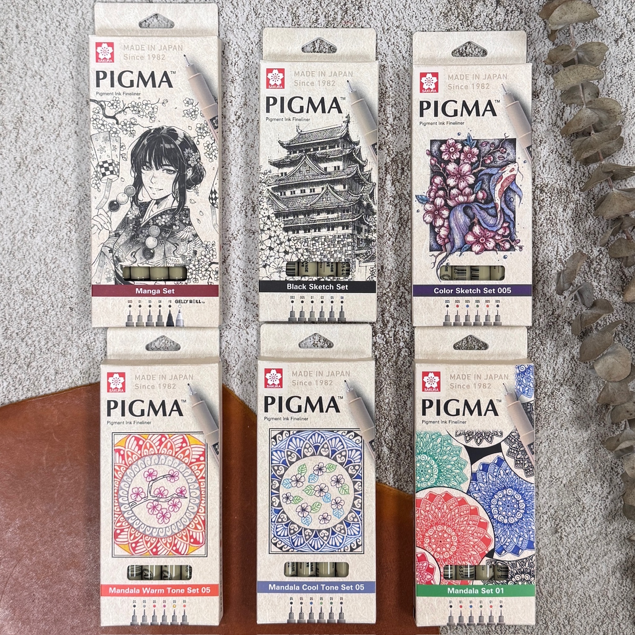 櫻花 SAKURA ｜ PIGMA 筆格邁代針筆 套組
