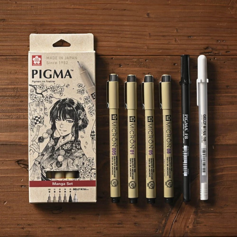 櫻花 SAKURA ｜ PIGMA 筆格邁代針筆 套組