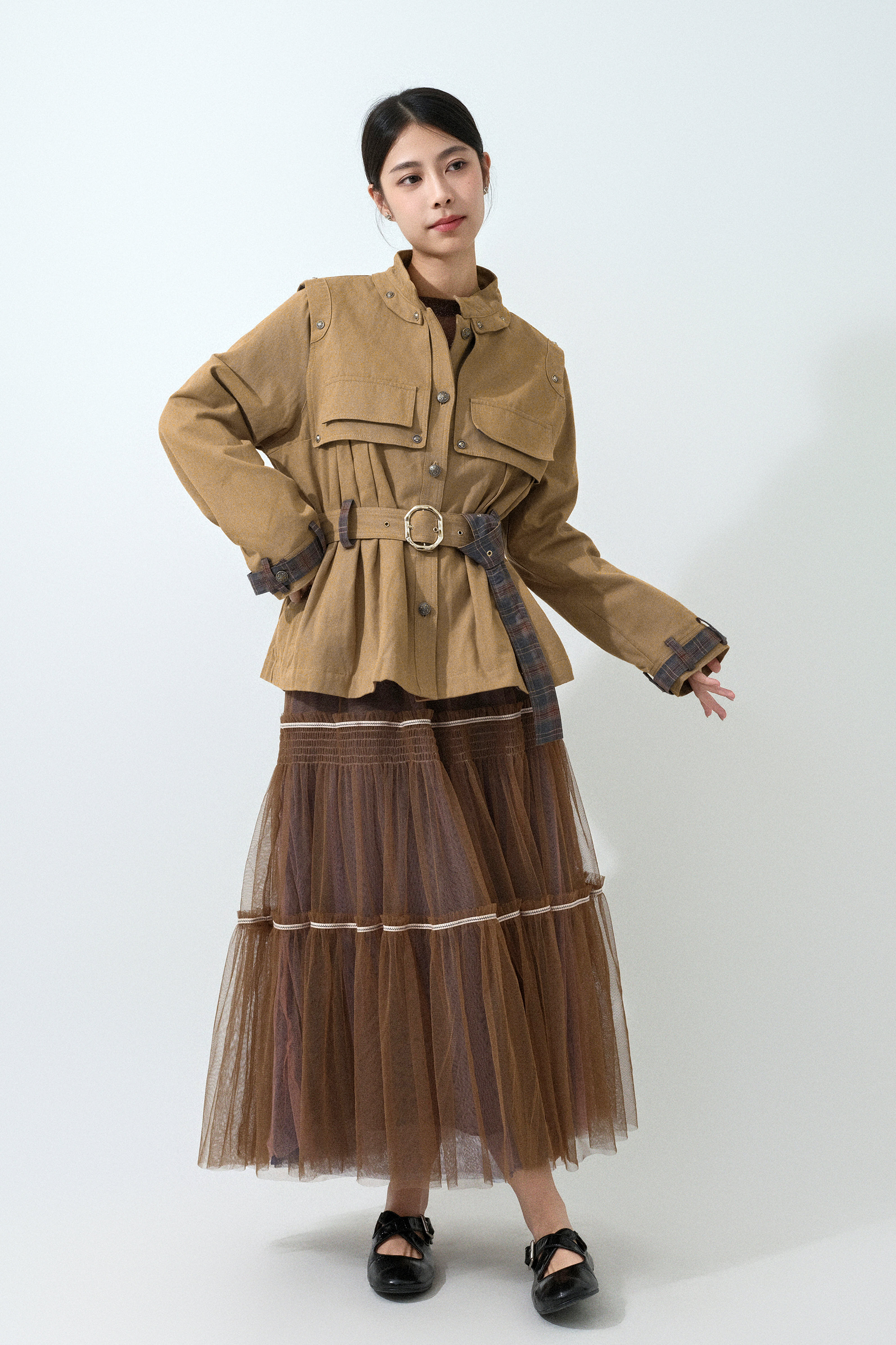 FW25_0230（外套＋上衣＋半截裙）