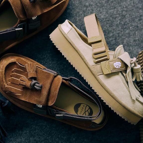 Shaka Moc Mule Tassel Suede
