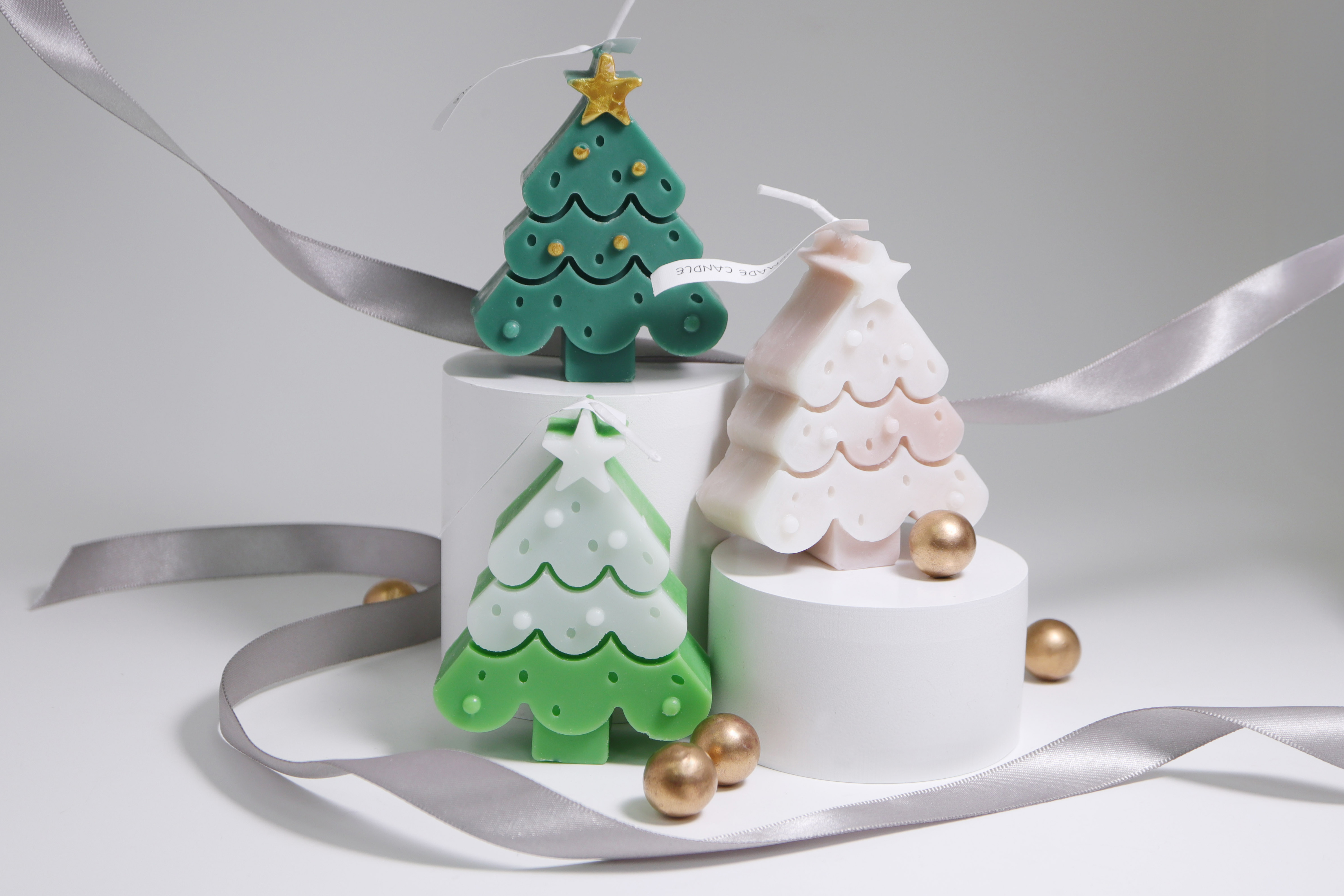 【聖誕香氛蠟燭禮盒包裝組】｜Miestilo Jewelry設計師輕珠寶品牌｜舒飾質感每一刻