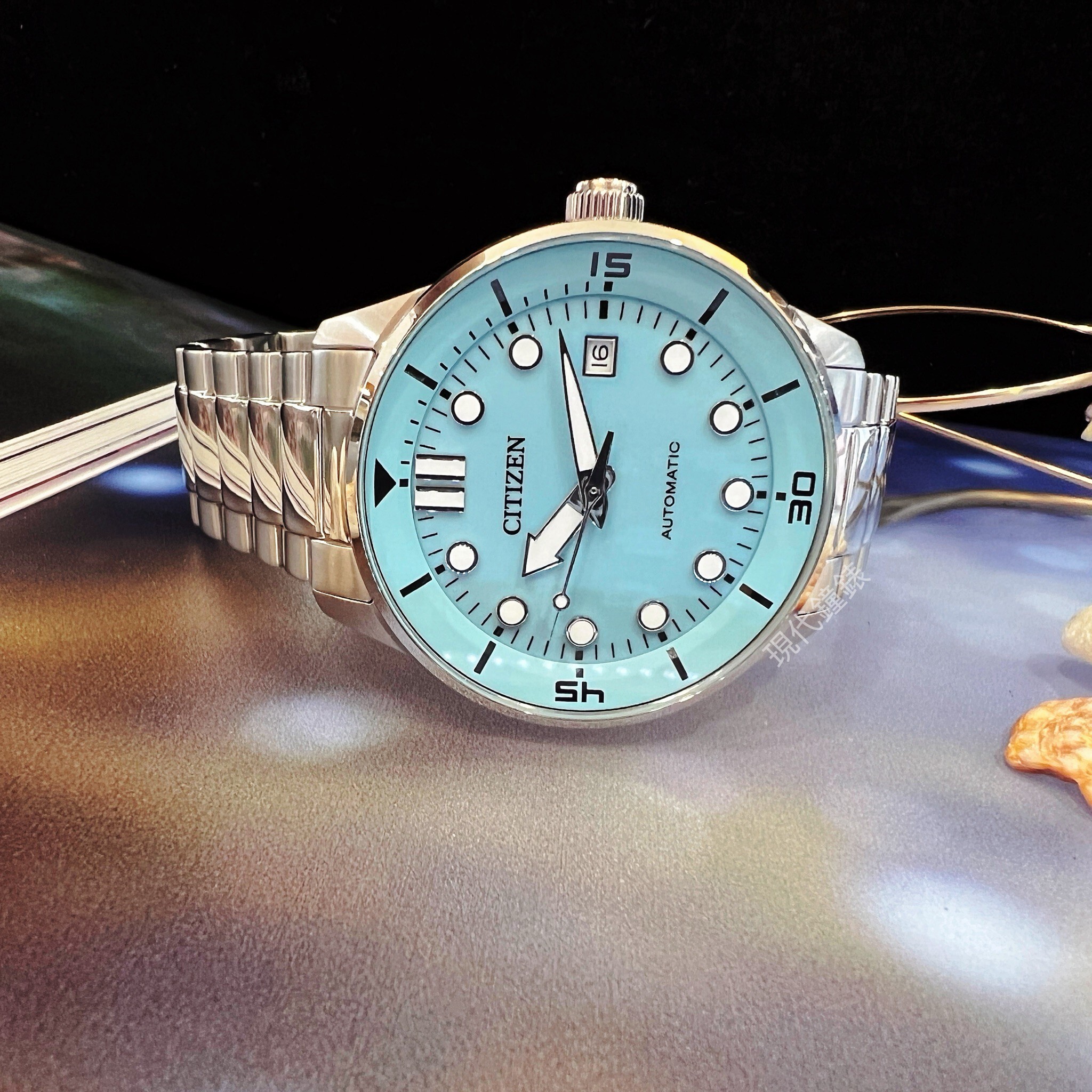 【CITIZEN 星辰】柔和沉穩機械男腕錶NJ0191-83M 40mm 現代鐘錶