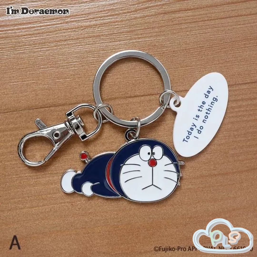 現貨 金屬匙扣 I'm Doraemon Flowering Chill Time A 款 #72068-1