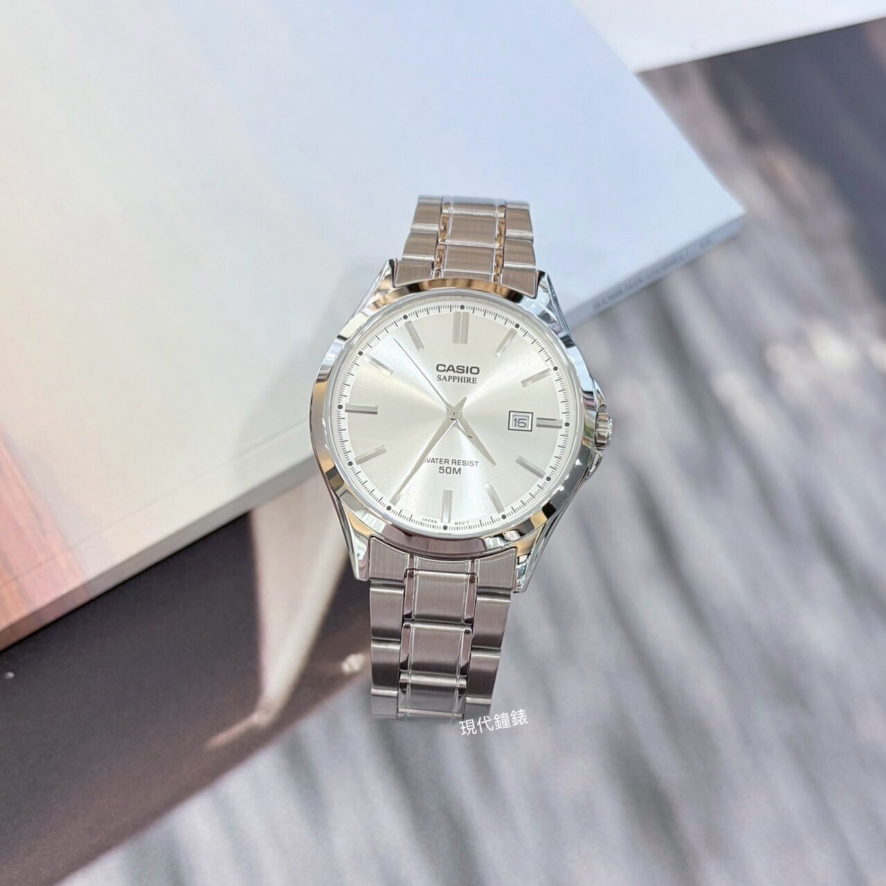 【CASIO 卡西歐】大三針日期男錶MTS-115D-7 41.3mm 現代鐘錶