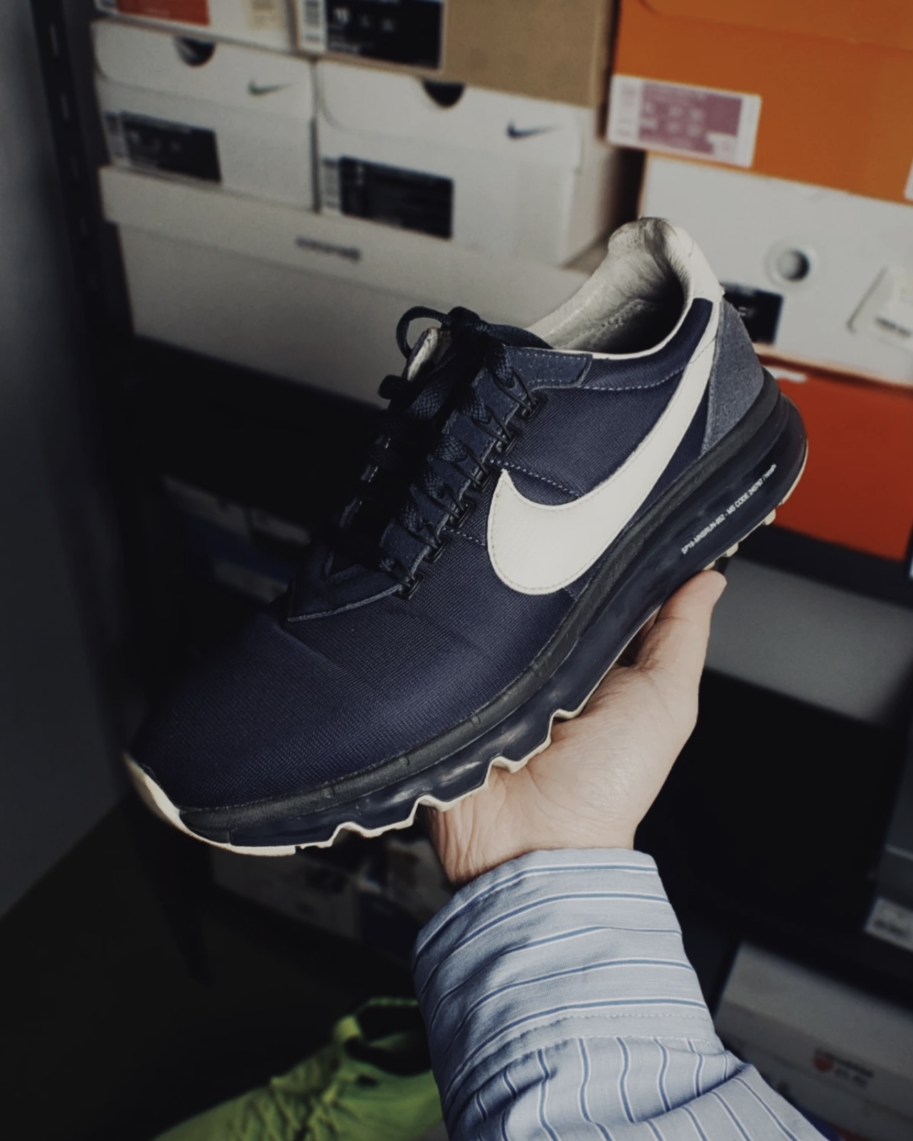 【現貨】Nike Air Max LD-Zero 藤原浩 HTM 全氣墊 慢跑鞋 深藍