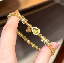 【金葫映心】黃水晶葫蘆招財聚財水晶手鍊