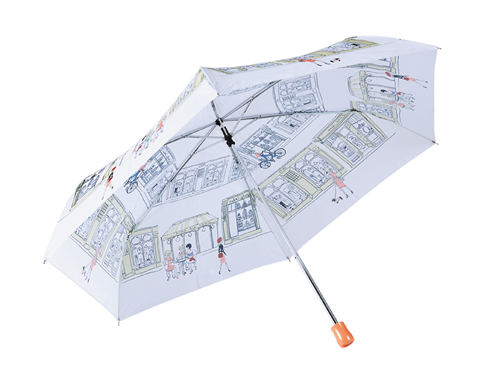 RAINSTORY漫步巴黎抗UV手開輕細口紅傘