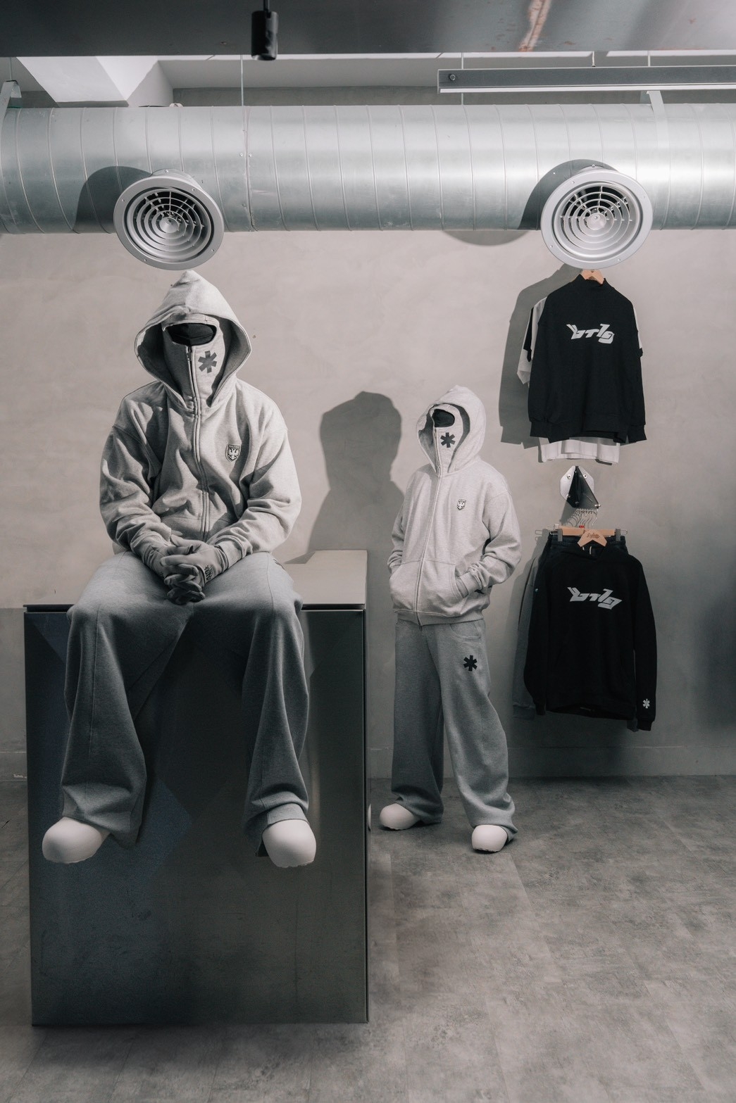 Bootlegway｜**Fast Logo** Sweatpants (Grey)