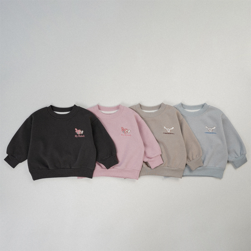 餅乾家🍪三麗鷗小刺繡大印花上衣(80-130)