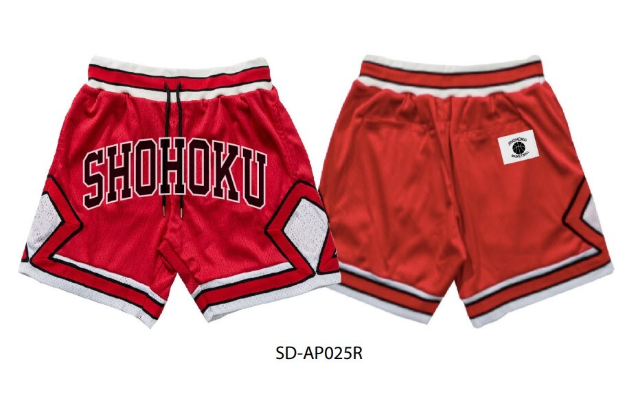 男兒當入樽 Slam Dunk Shohoku Basketball Shorts SD-AP025B/SD-AP025R