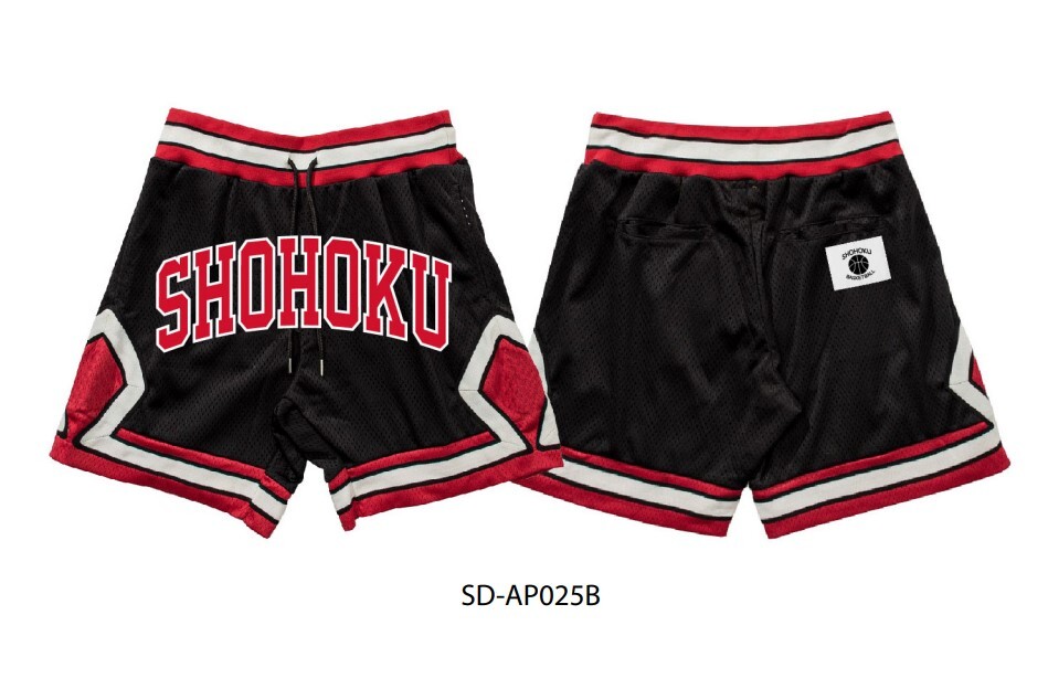 男兒當入樽 Slam Dunk Shohoku Basketball Shorts SD-AP025B/SD-AP025R