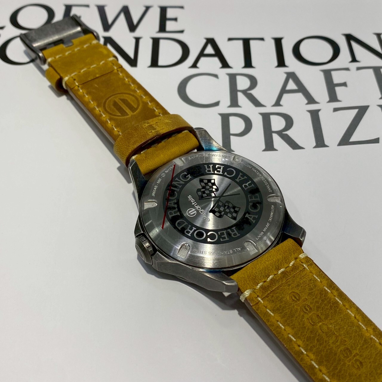 【elegantsis】新騎士機械錶牛皮手錶 ELJR65AS-C1NG4LL 33mm 現代鐘錶