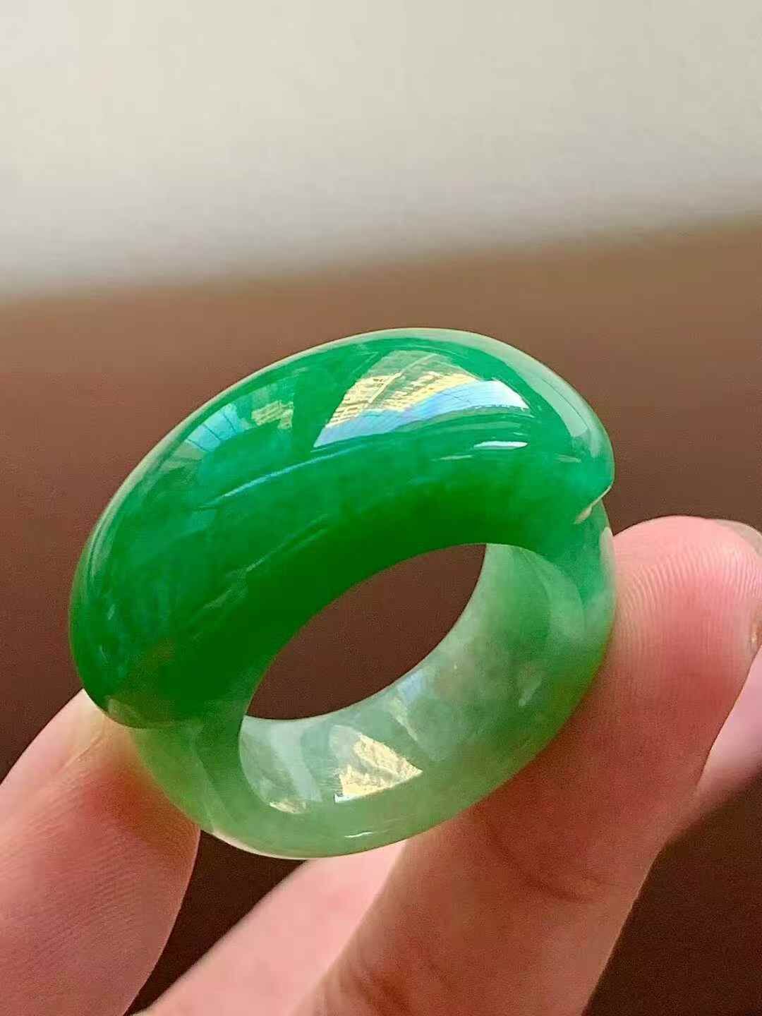 翡翠指環 (圈口 24號),天然翡翠A玉, 緬甸玉, Jade, Jadeite