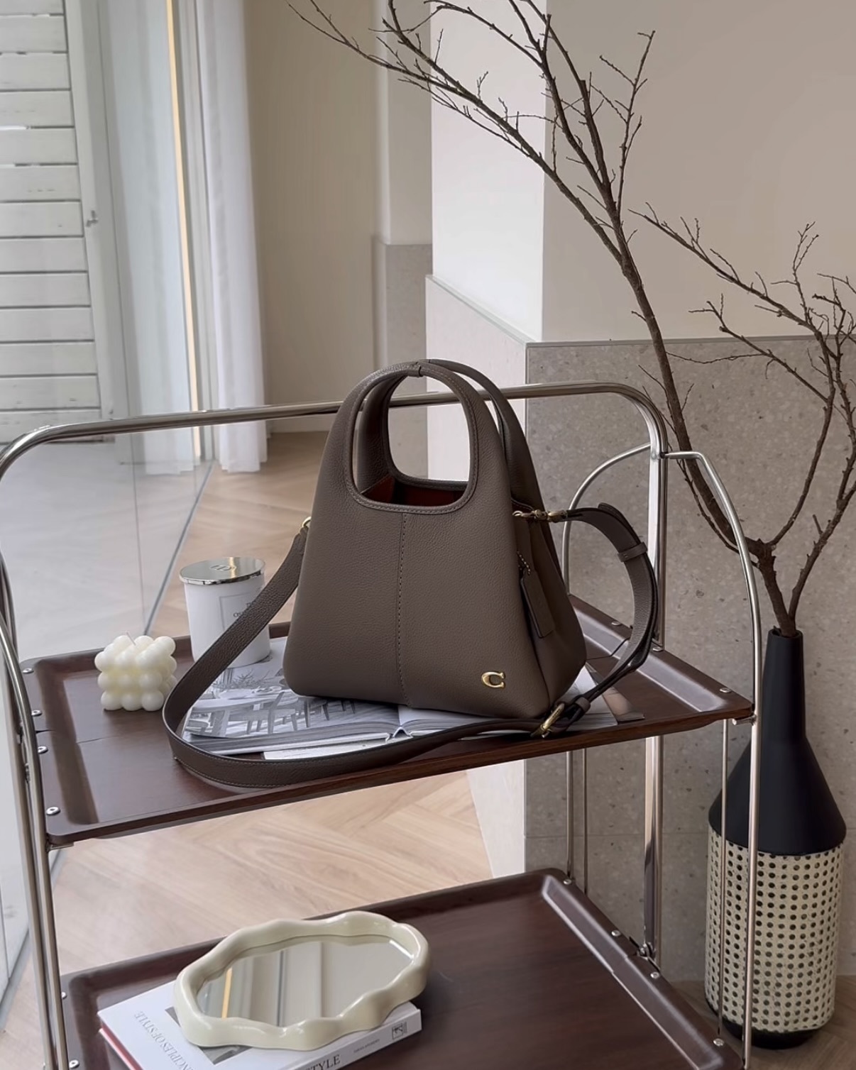 COACH｜LANA 23 菜籃子 大象灰