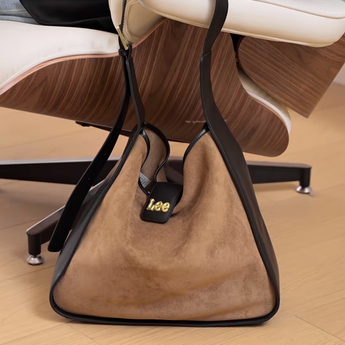LEE 秋冬 新款 麂皮 托特包
