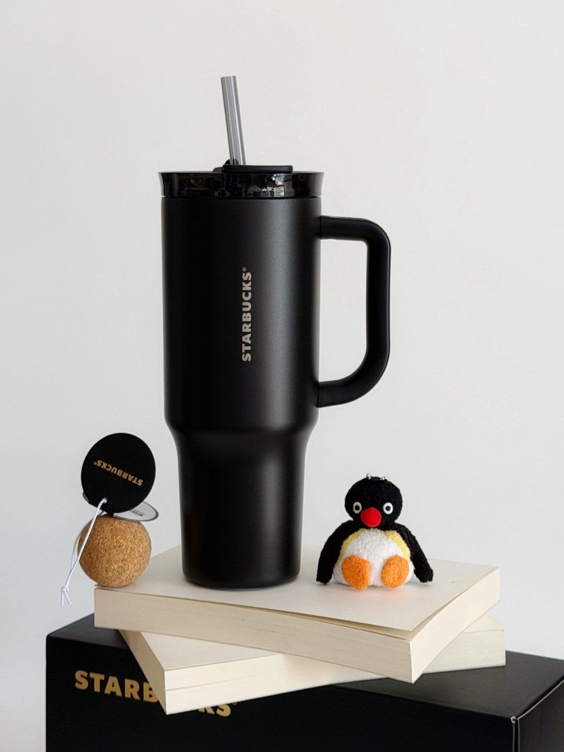 STARBUCKS 星巴克 鎏金系列 吸管 保溫杯 消光黑 1120ML